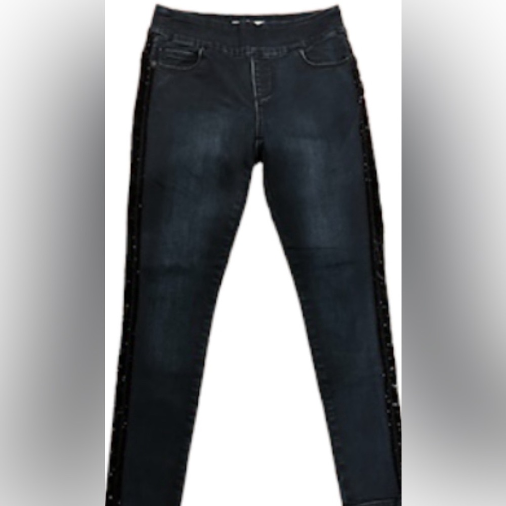 Lola Mid Rise pull on skinny jeans